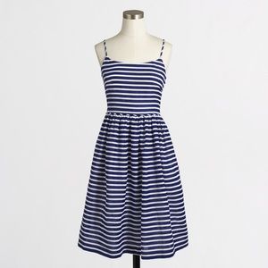 J.Crew Striped Linen Cotton Dress